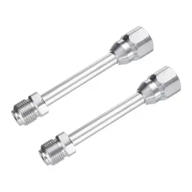 A24080900ux0037 Uxcell 2pcs 15cm/6 Inch Airless Paint Spray Gun Tip Extension 6 Silver Tone