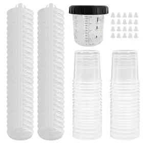 D0111c0014 Vaidpro Disposable Paint Sprayer Mixing Cup For Automotive Gun 20 Ounce 600ml