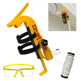 Vs2024-05 Vanaure Spray Can Extension Pole Adapter Adjustment Sprayer Bracket Yellow