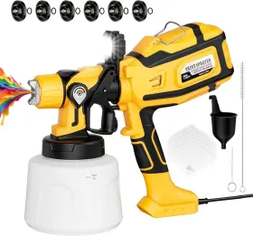 1000w Vavcuraa 768913756710 Paint Sprayer For House Painting Sprayers With 47oz 1400ml 6 Cop