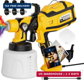 1000w Vavcuraa 768913757656 Paint Sprayer For House Painting Sprayers With 47oz 1400ml 6 Cop