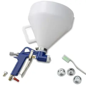 Vct 716407034240 Pneumatic Air Texture Spray 1.5 Gallon Hopper With Handle Includes 3 Addition