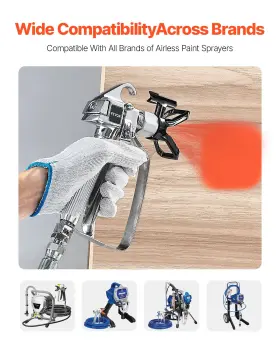 Vevor 197988837770 Airless Paint Spray Gun 3600psi High Pressure 517 Tip