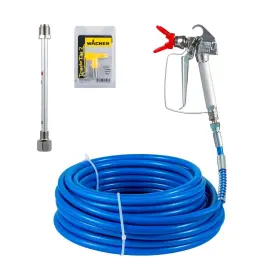 Vevor 810087875053 Airless Paint Spray Hose Kit 50ft 3600psi High-pressure Fiber Tube Wit