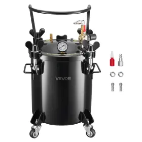 Pqylgmxsdx205tfn9001 Vevor Pressure Pot Paint Tank 5.3 Gal With Quick-connect Couplers