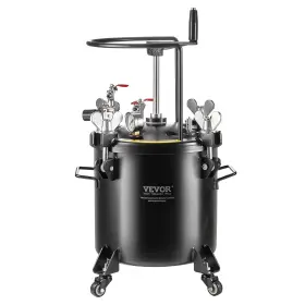 Pqylgsdxmx20sfa63 Vevor Spray Paint Pressure Pot Tank 20l/5gal With Casters Leak Repair Sealant