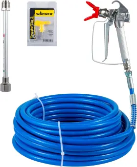 Wqpqqrg220209 Vevor Airless Paint Spray Hose Kit 50ft 3600psi High-pressure Fiber Tube With 8