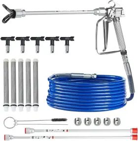 Zt-33 Vevor Airless Paint Spray Gun And Hose Kit 3600psi High Pressure Sprayer