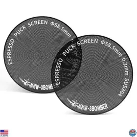 Mhw-3bomber Visit The Store Fg7046b-os 58mm Ultra Thin Espresso Puck Screen - 0.2mm Reusable Coffee Filter