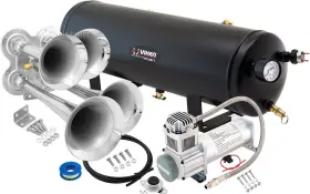 Vxo83304114 Vixen Horns Train Horn Kit For Trucks/car/semi. 200psi Air Compressor 3 Gallo