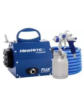 2803-gxpc Vmtw 729798868165 Fuji Mini-mite 3 Hvlp Spray System Gravity Gun Bonus Accessories