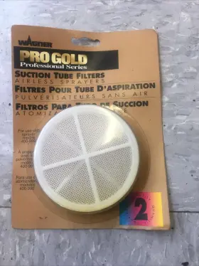 400-999 Wagner 0154832 New 2 Pack Genuine Pro Gold Suction Tube Filters Nos