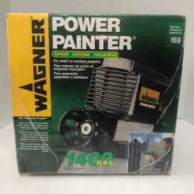 Wagner 024964125371 New Power Painter Paint Sprayer Model 169 1 400 Psi Quick Easy Setup
