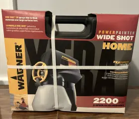 527-832 Wagner 024964159697 Power Painter - Wide Shot Home 2200 Psi 2 Speed New And Sealed