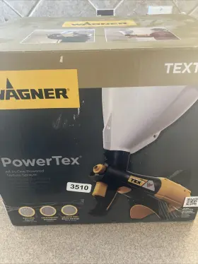 0520000 Wagner 024964174201 Powertex Electric Texture Sprayer 2 Nozzles 1gal Hopper