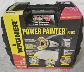 Wagner 024964180912 Power Painter Plus 2 Speed 6.6 Gallons Per Hour With Hard Case