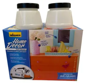 Wagner 024964270286 Homedecore Paint Spayer With 2 Extra Cups New