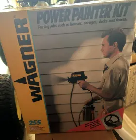 Wagner 024964720064 255 Heavy Duty Power Latex/oil-based Paint/stain Sprayer Vintage Complete