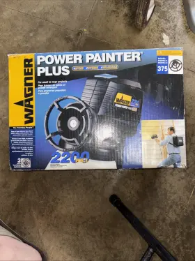 375e Wagner 024964720224 Electronic Pro Duty Power Painter Sprayer Read