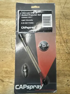 0277090 Wagner Capspray #2a Guided Projector Set 0.8mm/.031 Light Viscosity New
