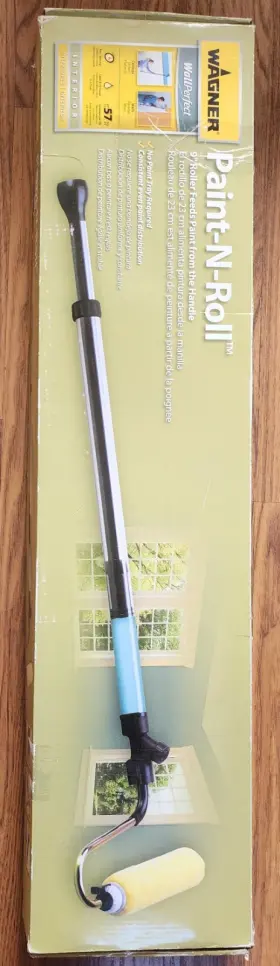 0284020 Wagner Wallperfect Paint-n-roll 9 Inch Roller Feeds Paint From The Handle