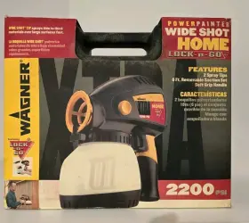0500101 Wagner Power Painter Home Electric Paint Sprayer 2200psi With Case