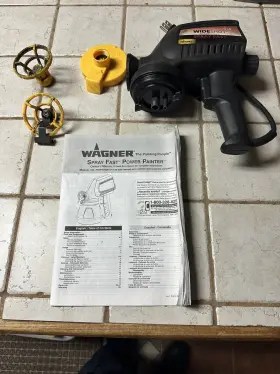 0500179 Wagner Power Spray Fast 5.4 Gph Painter Powerpainter With Case And Access Parts Only