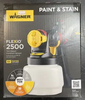 0520121 Wagner Paint And Stain Sprayer Flexio 2500 - Black Model
