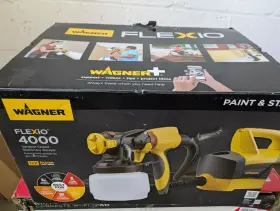 0529090 Wagner Flexio 4000 Stationary Hvlp Paint Sprayer - Yellow