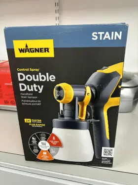 0529145 Wagner Control Spray Double Duty Stain Sprayer Model