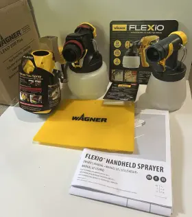 2411516 Wagner Paint And Stain Flexio 2500 2-speed Handheld Sprayer New