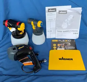 2411548 Wagner Flexio 2000 Plus Hvlp Paint Sprayer With Detail Nozzle Compare To 3000