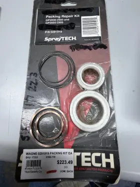 291919 Wagner Spraytech Packing Repair Kit New Sealed