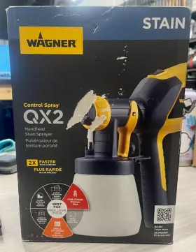 Wagner 445011711737 Control Spray Qx2 Handheld Stain Sprayer - Brand New Free Shipping
