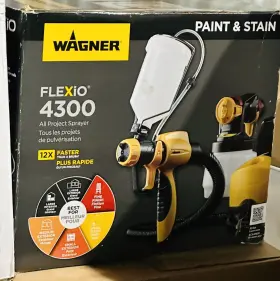Wagner 445017464446 Flexio 4300 Gravity Feed Electric Stand Hvlp Paint Sprayer - New Factory Sealed