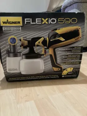 529010 Wagner Flexio 590 Paint Sprayer For Walls And Fine Finishing