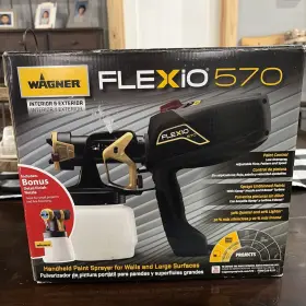 529011 Wagner Flexio 570 Handheld Paint Sprayer With Bonus Detail Finish Nozzle