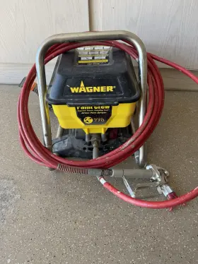 Cy18 Wagner Paint Crew Model 770 Electric Airless Sprayer With Hose And Nozzle