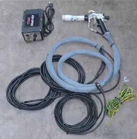 Gm-2000 Wagner Titan Electrostatic Paint Powder Coating Gun With Vm-200 Escf