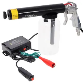 25kv Wch 699922859379 Powder Coating Gun Dual Voltage 15kv With Clear Bottle Kit