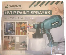 700w Wibentl 974955833706 Paint Sprayer Hvlp Electric Spray Gun With 6 Copper Nozzles