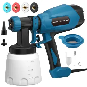B0gj8w8lzl Wibentl Paint Sprayer Electric Spray Gun 3 Modes And 4 Brass Nozzles
