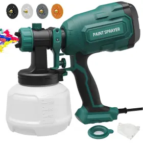 Wg20a Wibentl 700w Paint Sprayer With 4 Nozzles And 3 Spray Patterns For Projects