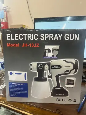 Jh-13jz Windpost Cordless Paint Sprayer Gun For Makita Battery Powered 600w High Power