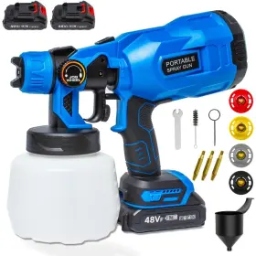 Cx-33 Wisewater Cordless Paint Sprayer Two 2.0ah Batteries Easy Cleaning 4 Copper