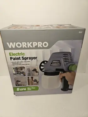 Workpro 820909022374 Work Pro Electric Paint Sprayer New In Box 6gph Max Flow Rate