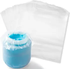 50pcs-sprayerbags Wroskay 50pcs Paint Sprayer Cup Liners 7.8 X 11.8 Bags Transparent