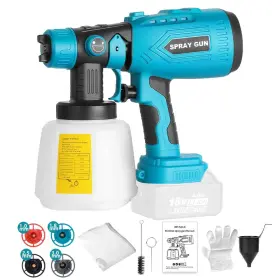 Wxd-sg001-mak Xidenauqsh Cordless Paint Sprayer Compatible With Makita 18v Lithium-ion Battery No Batt
