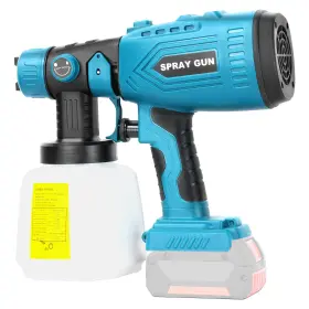 Xidesyzyct Wxd-sg001-bos-jb Cordless Paint Sprayer For Bosch 18v Battery Hvlp Spray Gun With Brushl