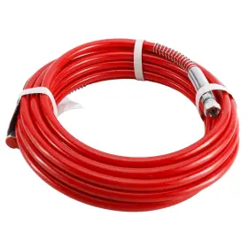 Yaekoo 615200912024 25ft X 1/4 Inch Airless Paint Spray Hose Red Color 7.5m Light Flexible Fiber Tube
